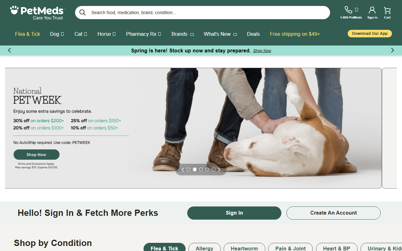1888pethealth.com screenshot