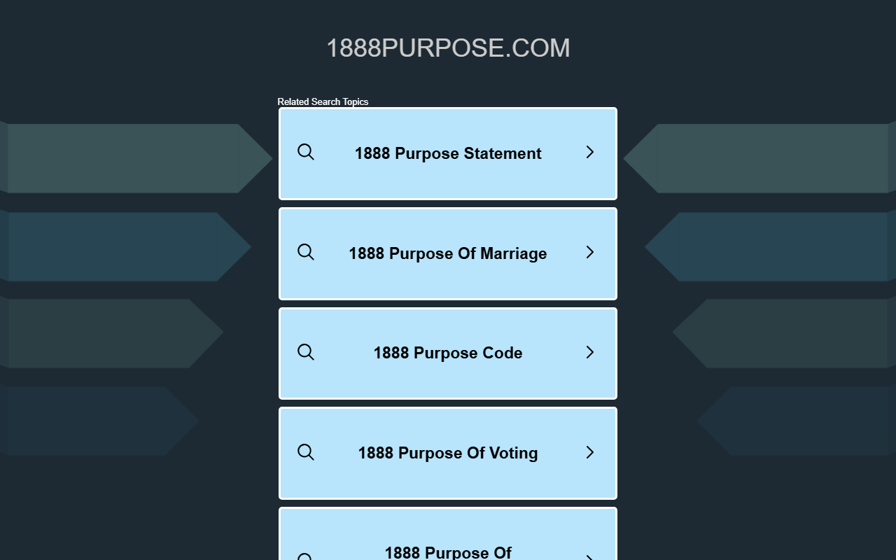 1888purpose.com screenshot