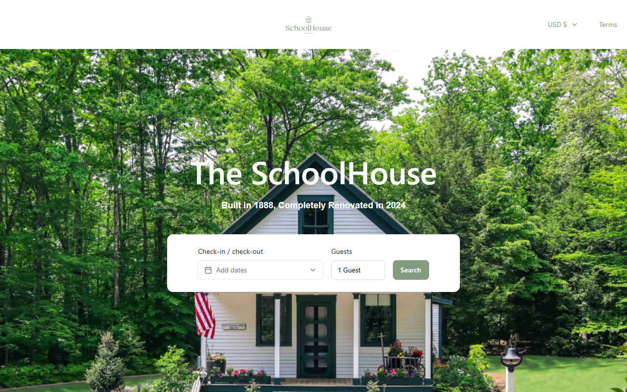 1888schoolhouse.com screenshot