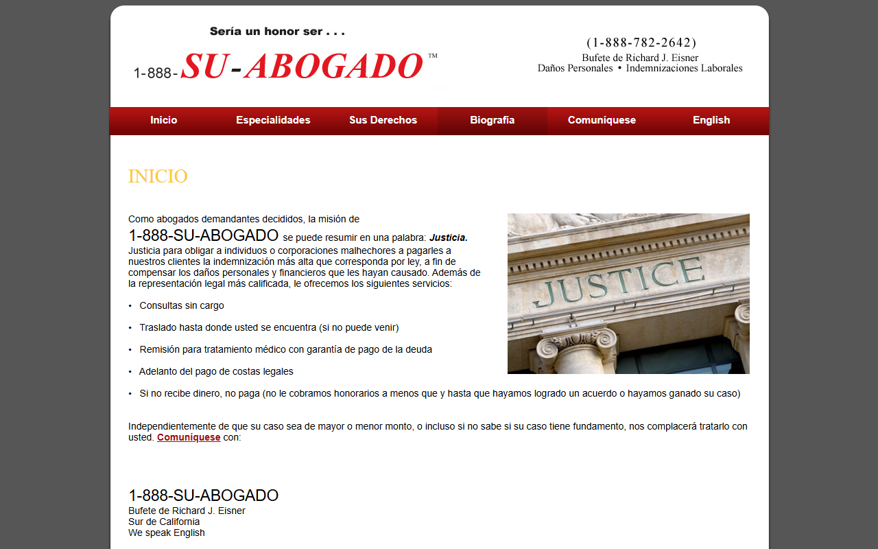 1888suabogado.com screenshot