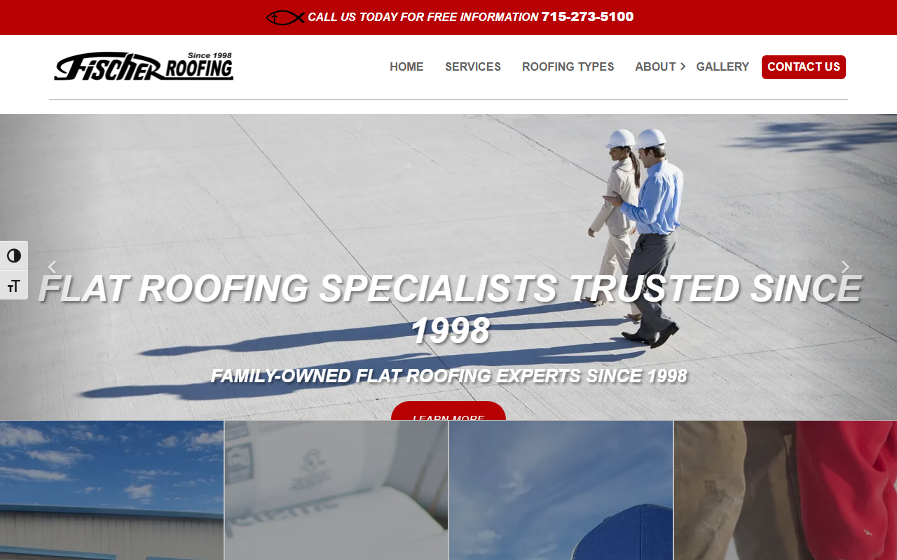 800-a1-roofs.com screenshot
