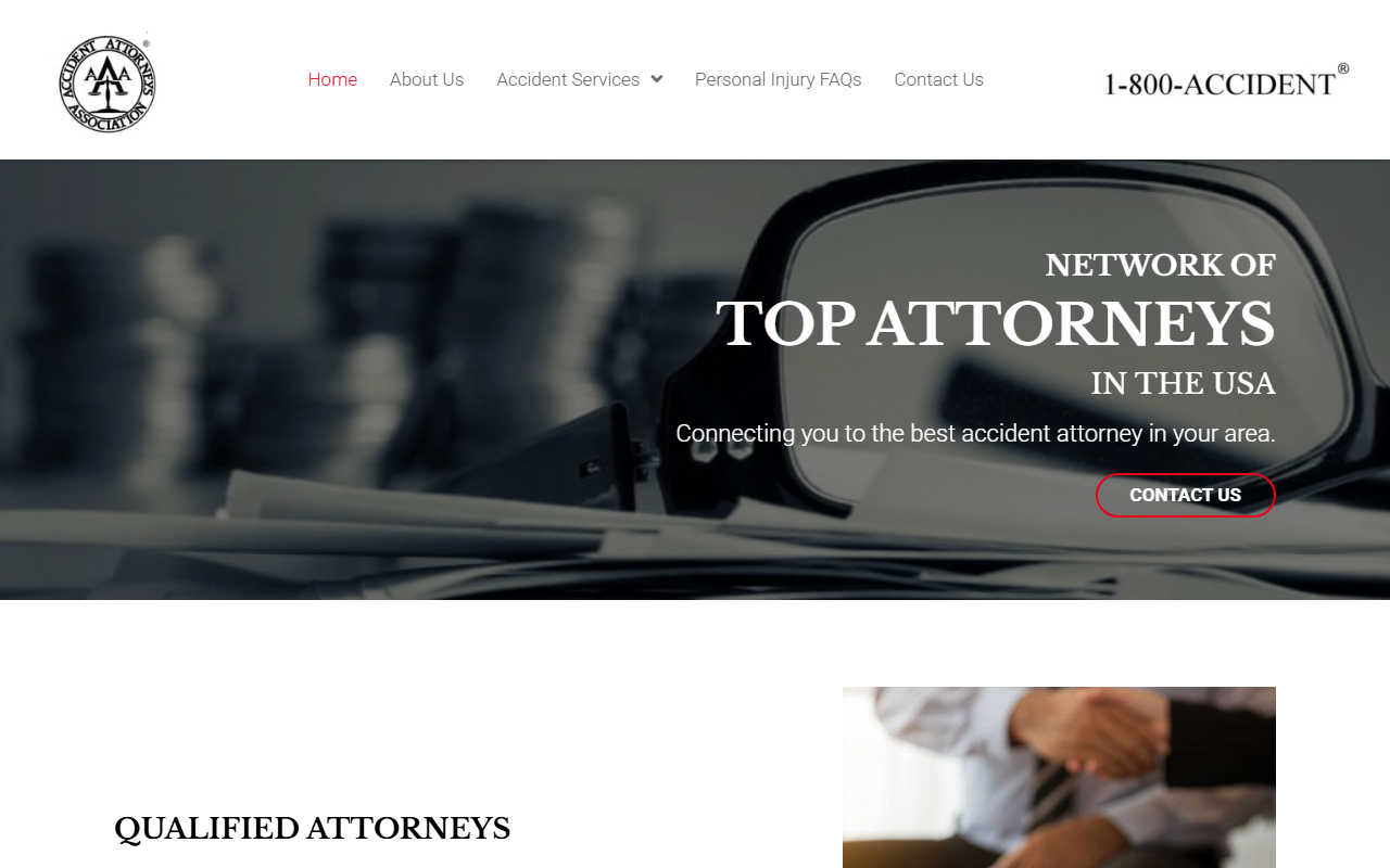 800-accident.com screenshot