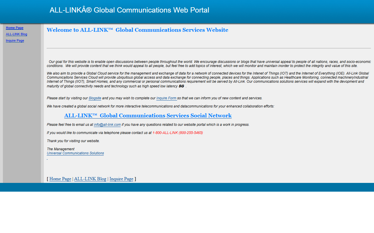 800-all-link.com screenshot