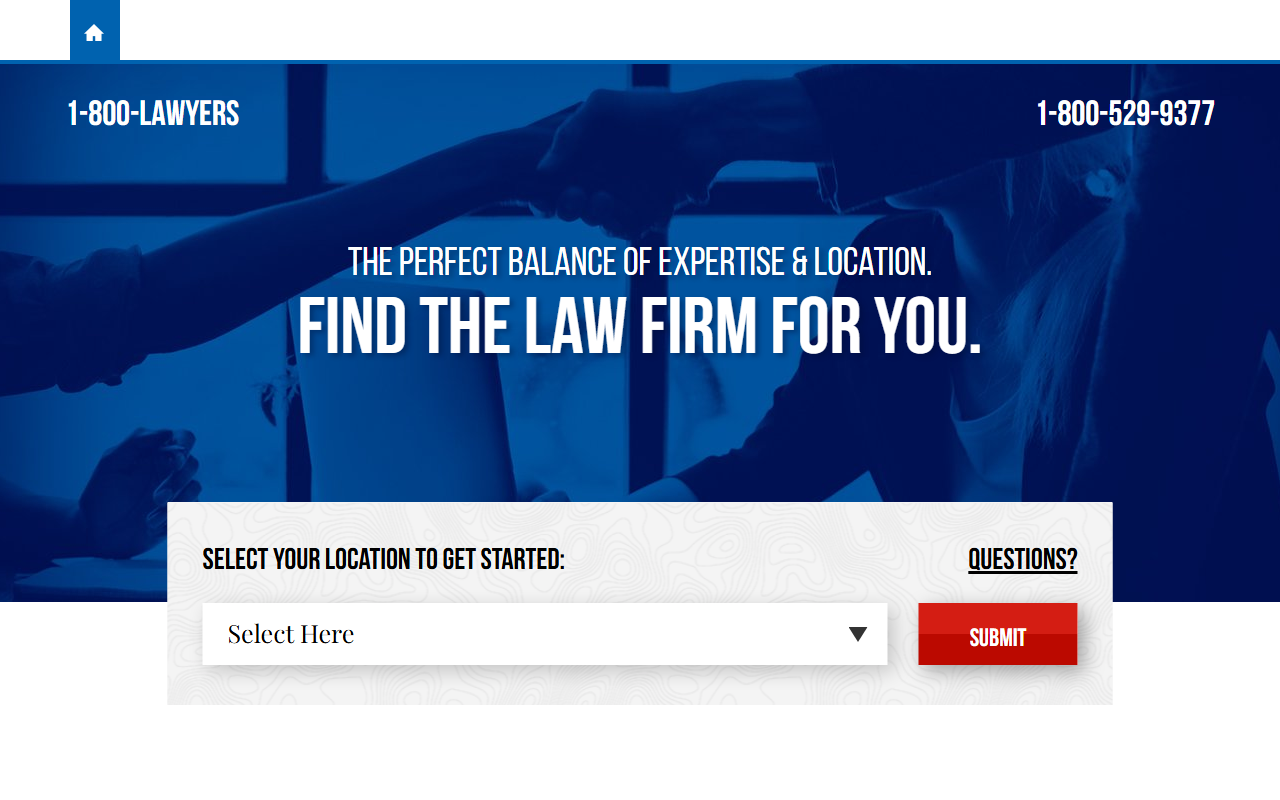 800-lawyers.com screenshot