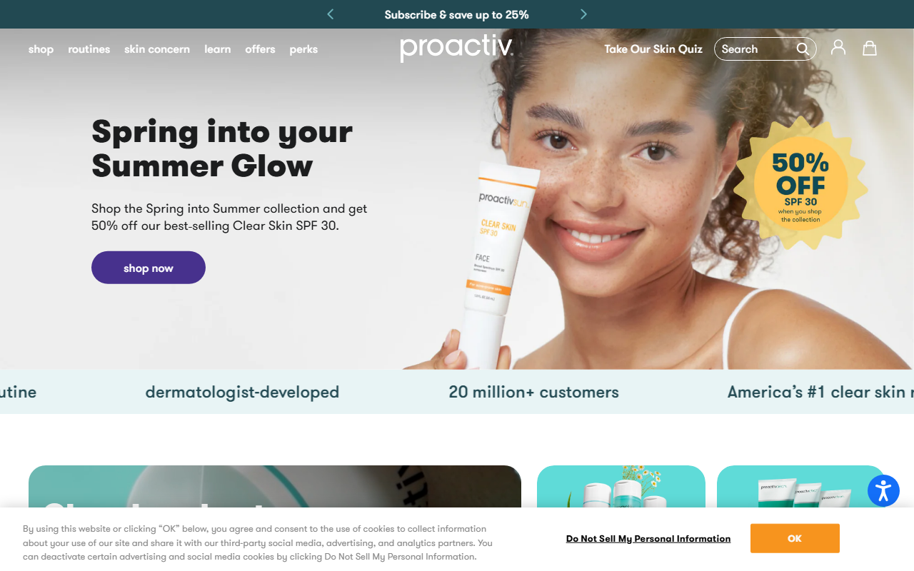 800-proactiv.com screenshot