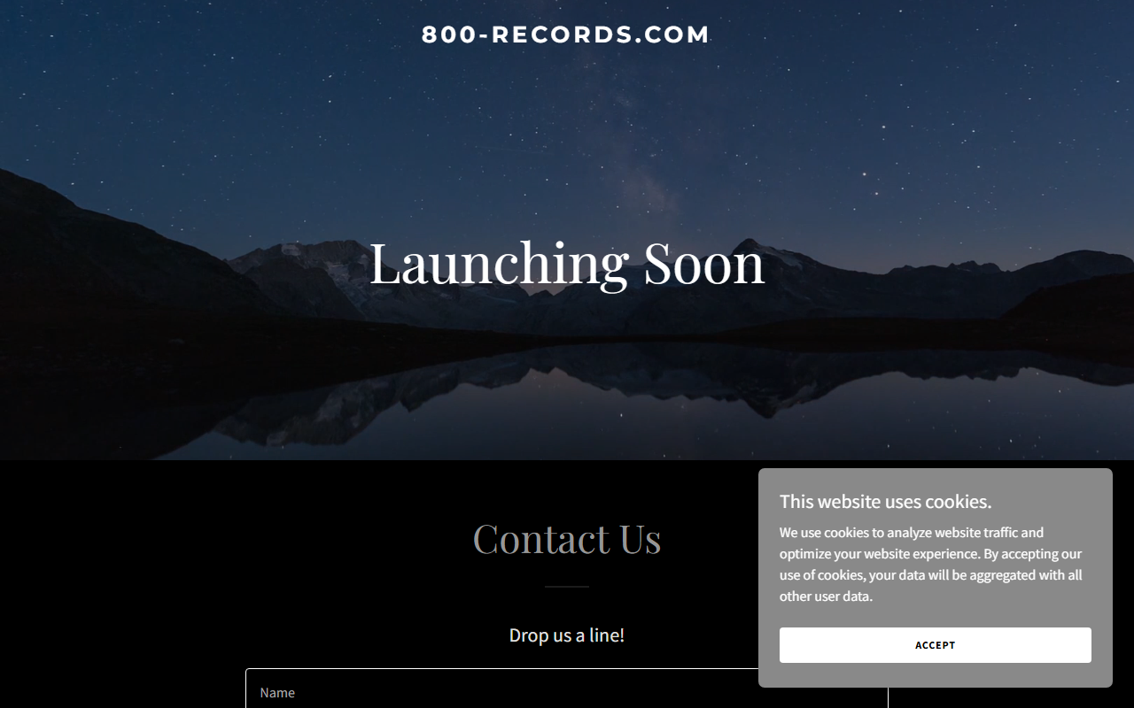 800-records.com screenshot