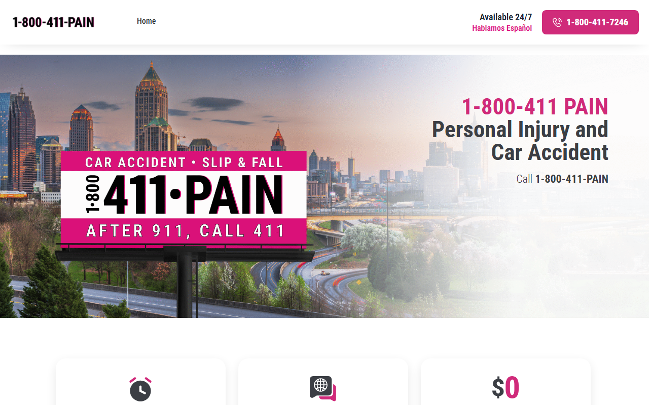 800411pain.com screenshot