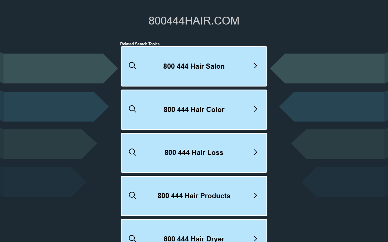 800444hair.com screenshot