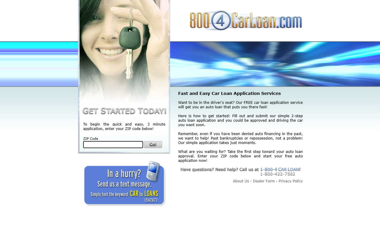 8004carloan.com screenshot