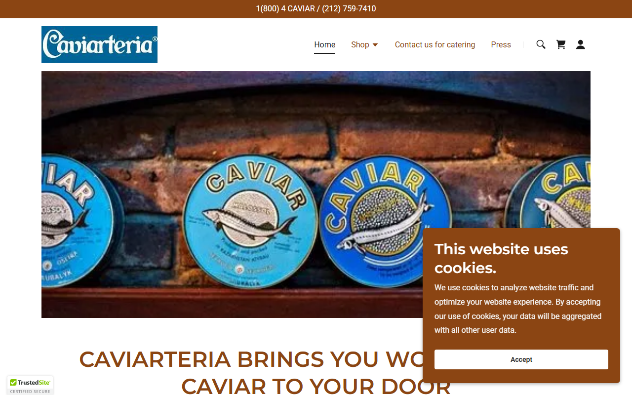 8004caviar.com screenshot