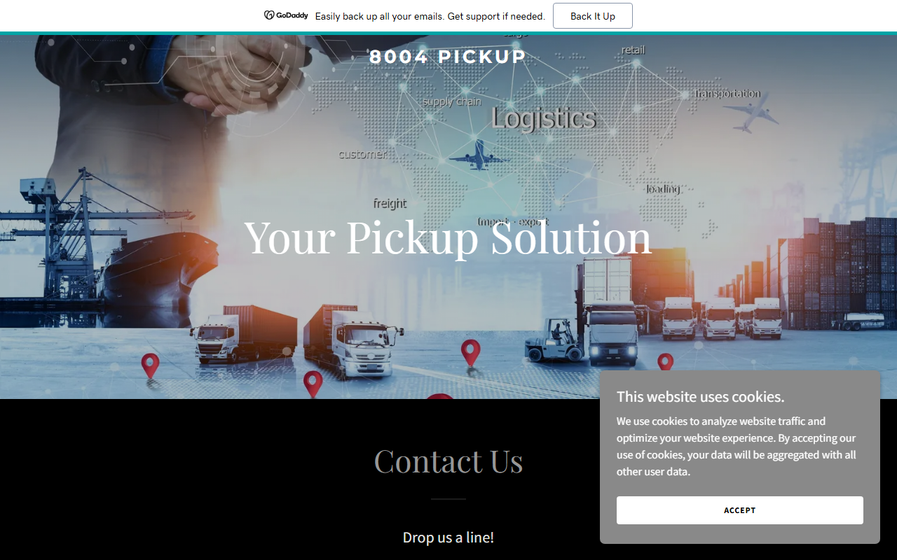 8004pickup.com screenshot