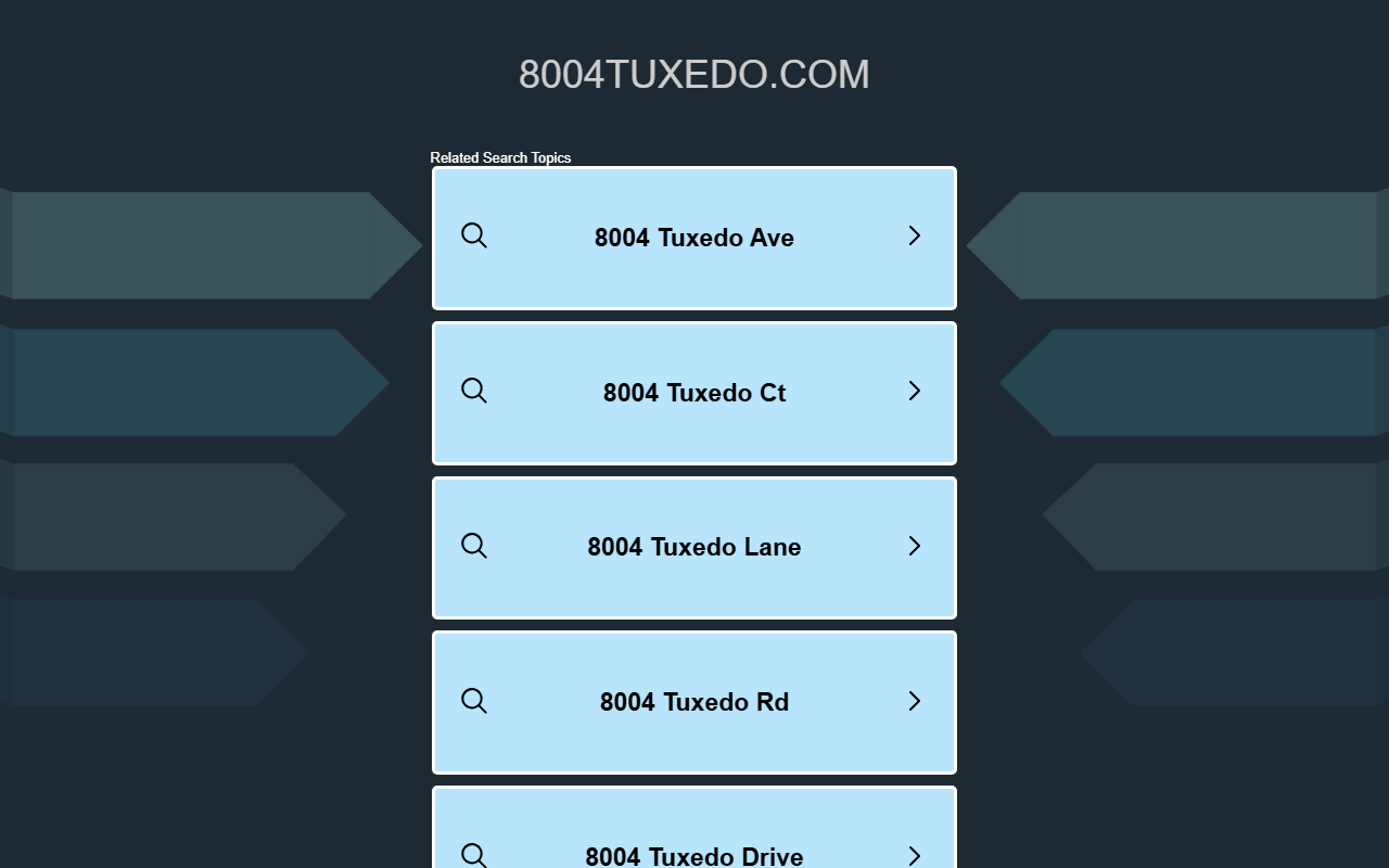 8004tuxedo.com screenshot