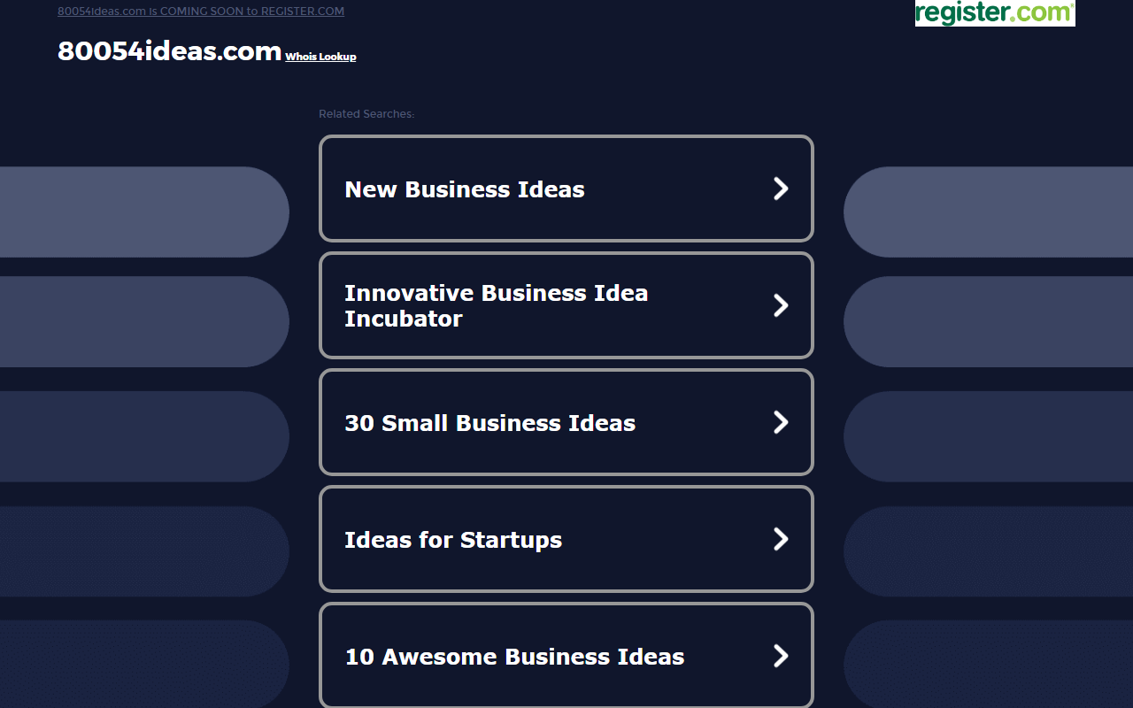 80054ideas.com screenshot
