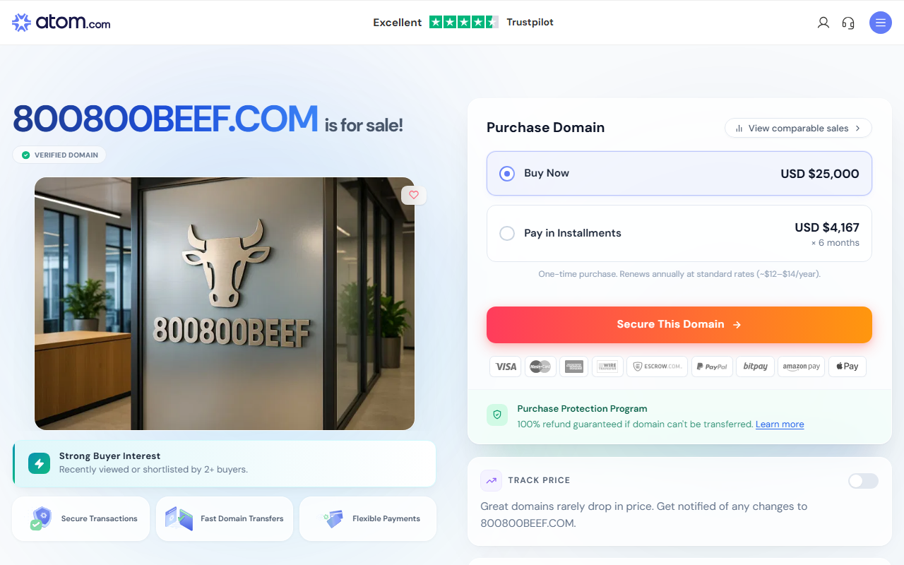 800800beef.com screenshot