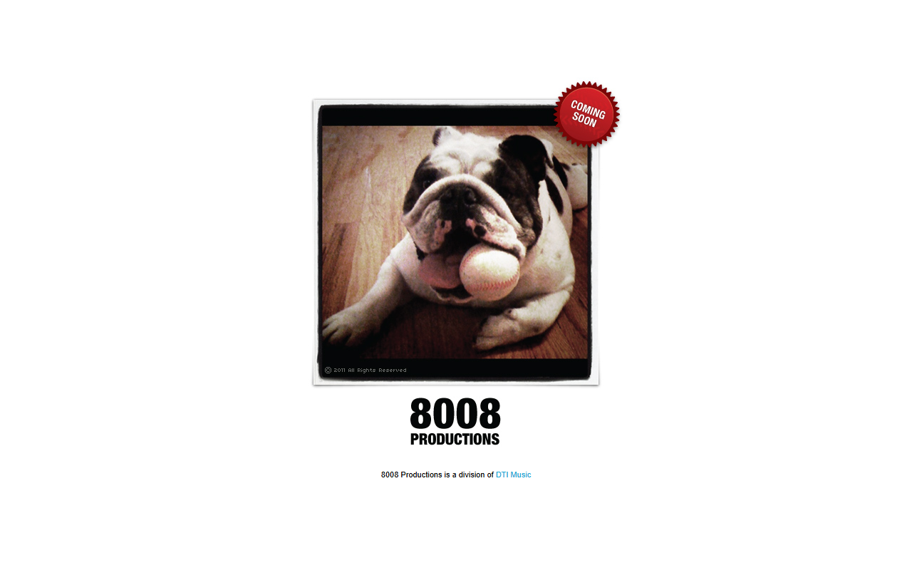 8008productions.com screenshot