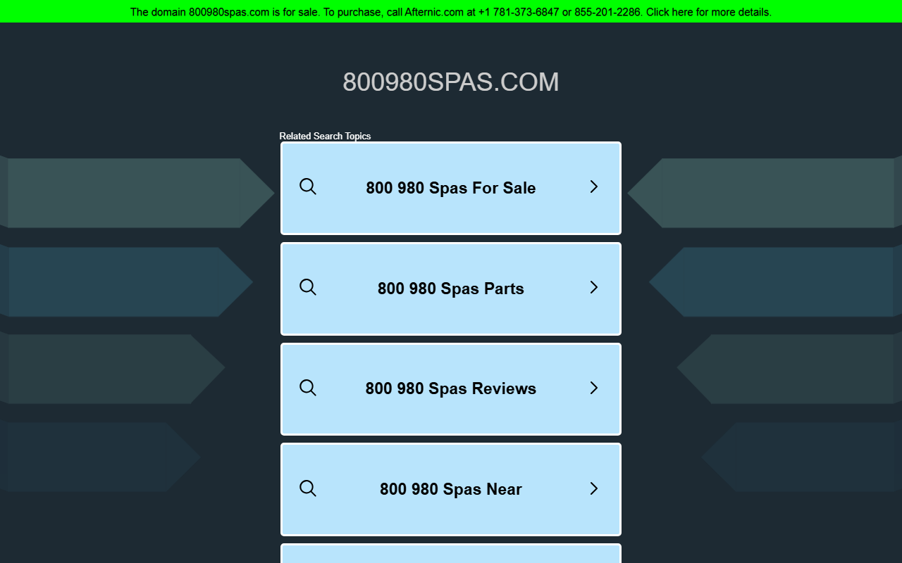 800980spas.com screenshot