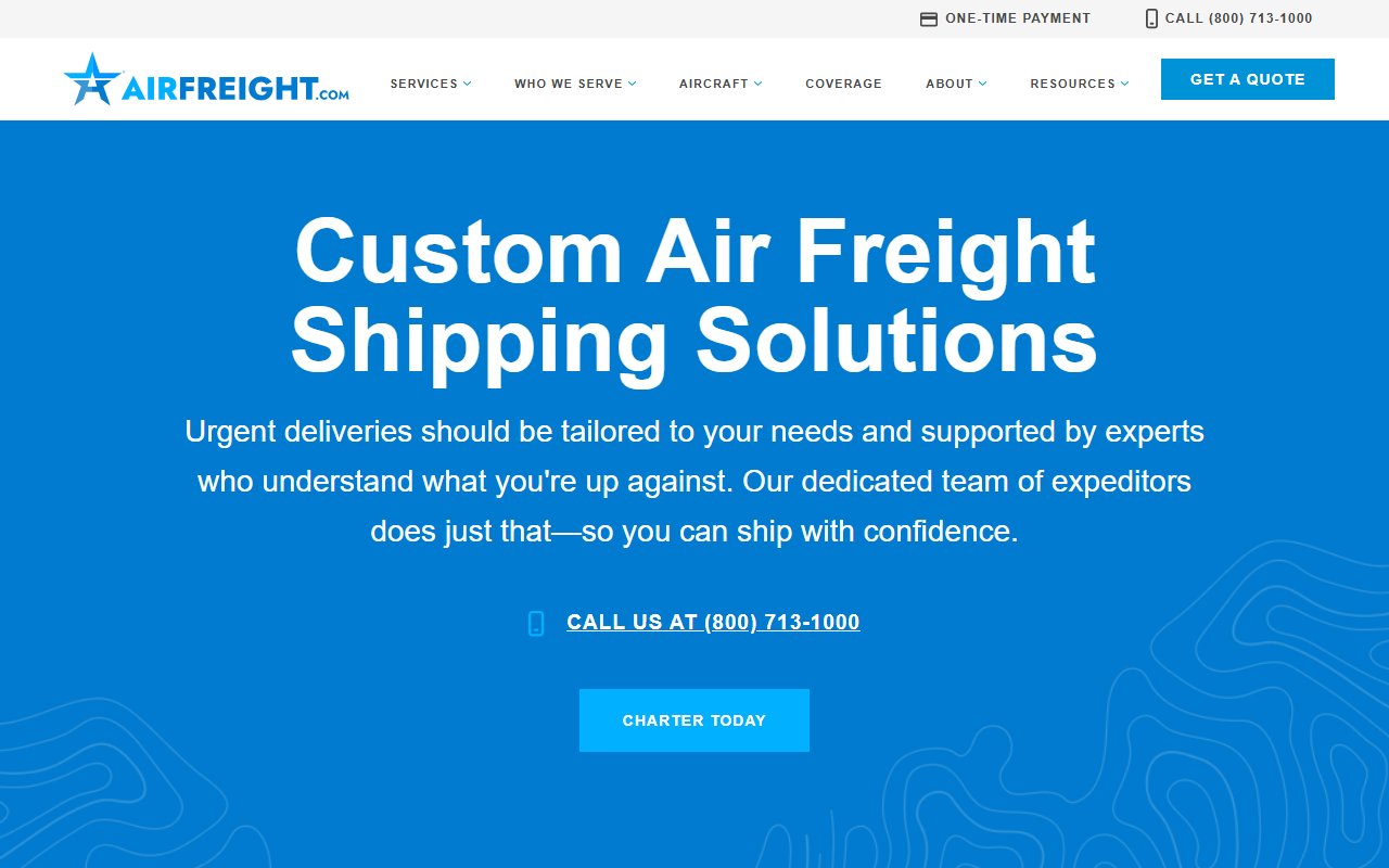 800airfreight.com screenshot
