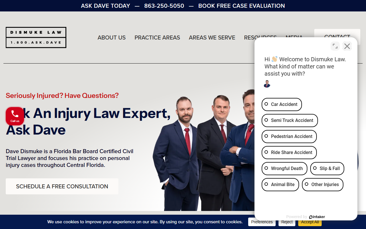 800askdave.com screenshot