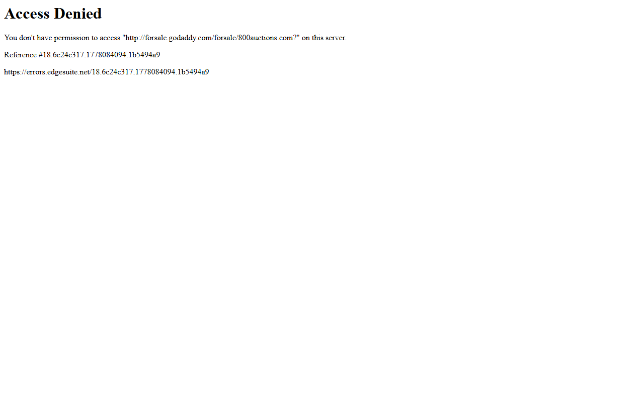 800auctions.com screenshot