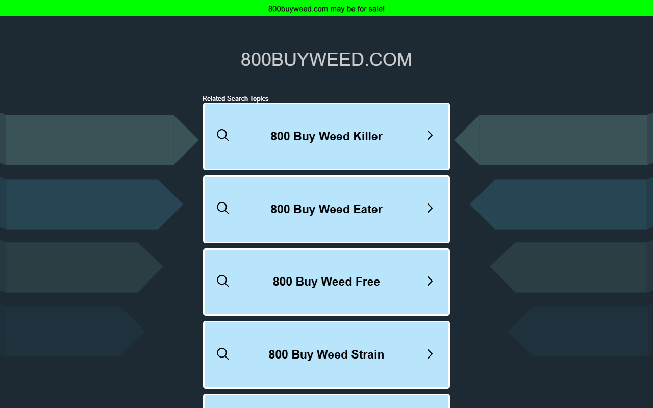 800buyweed.com screenshot