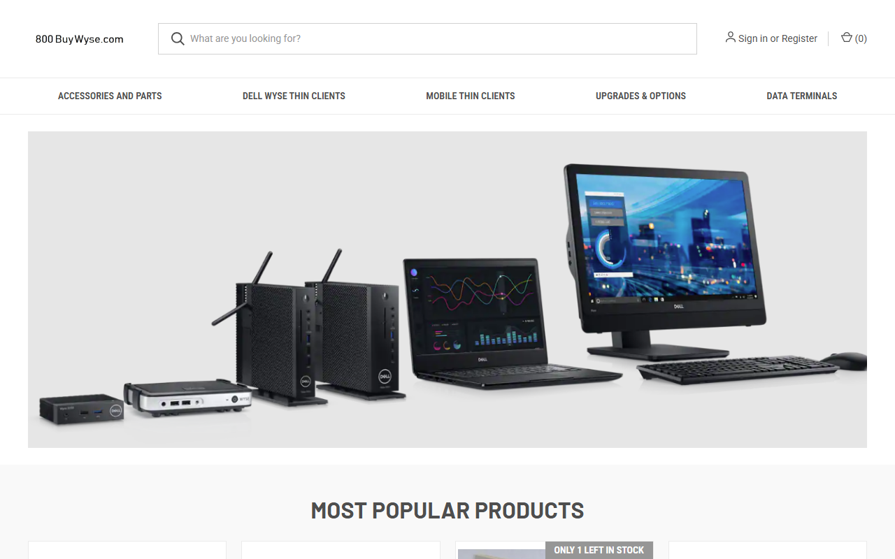 800buywyse.com screenshot