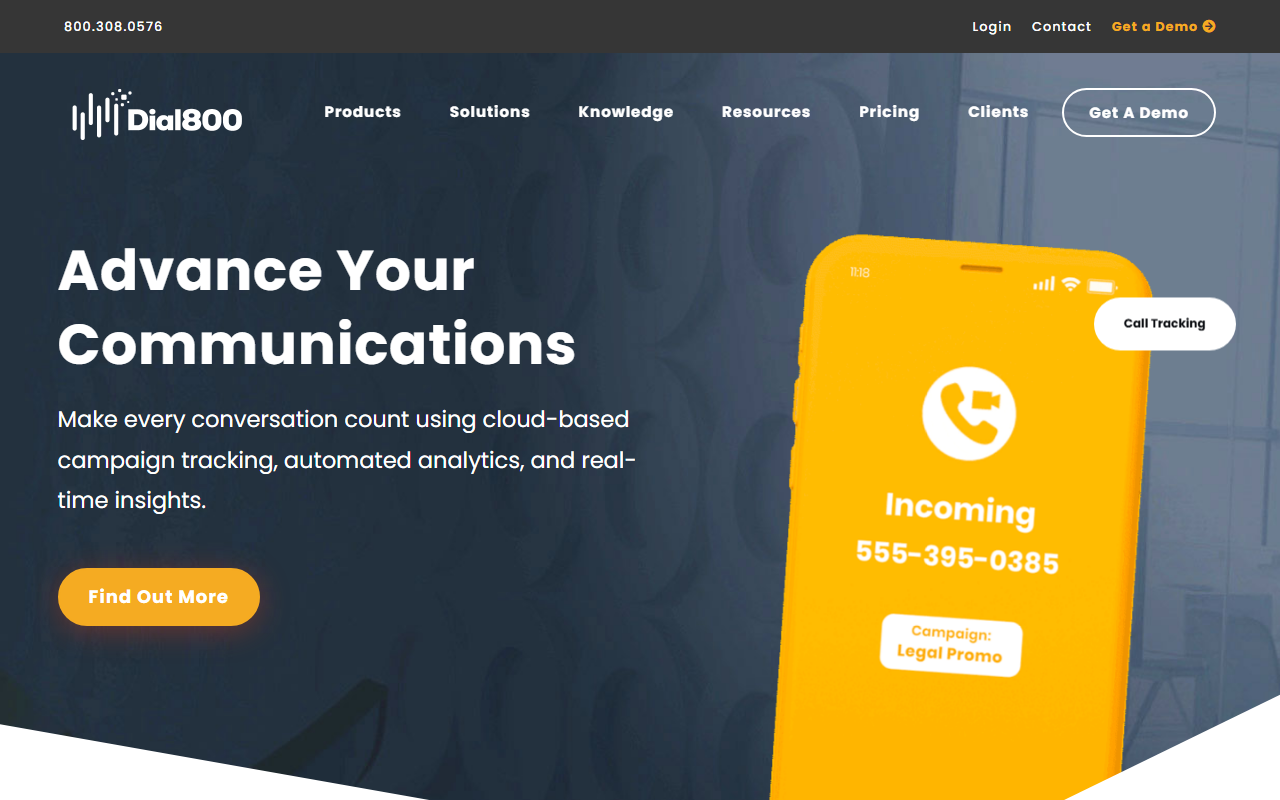 800dial800.com screenshot