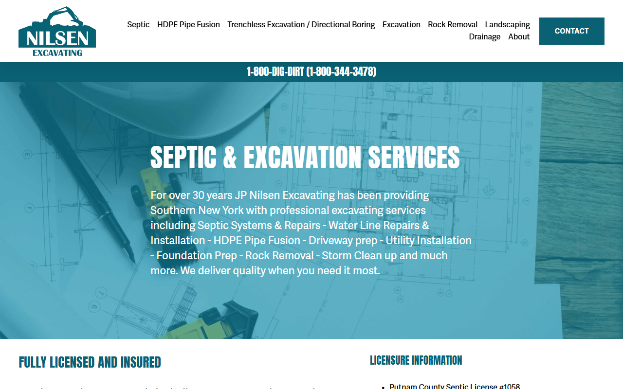 800digdirt.com screenshot