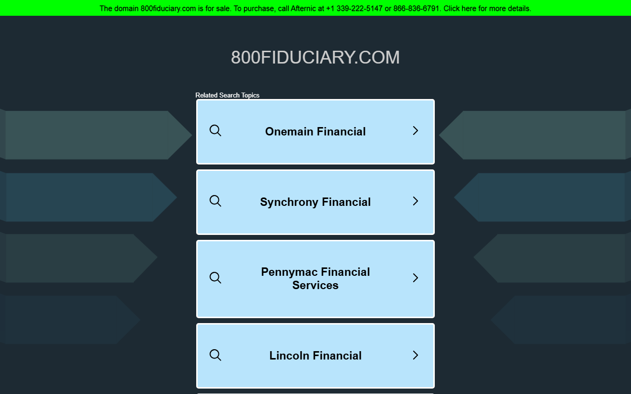 800fiduciary.com screenshot