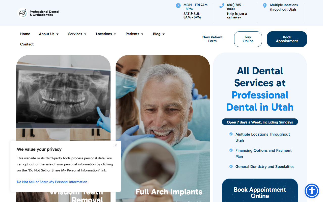 800go-dental.com screenshot