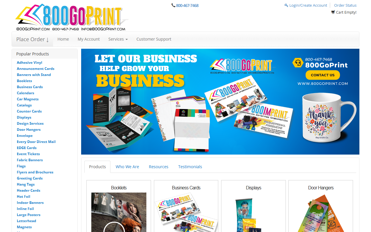 800goprint.com screenshot