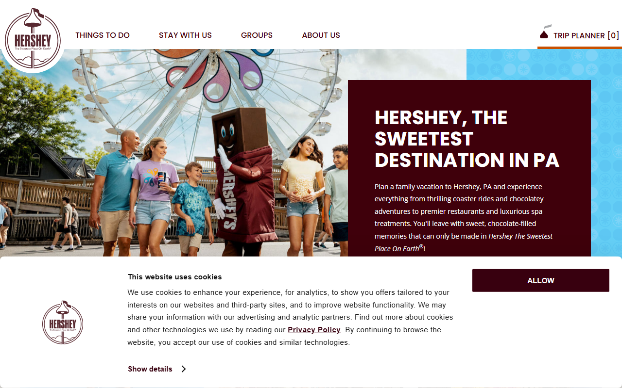 800hershey.com screenshot