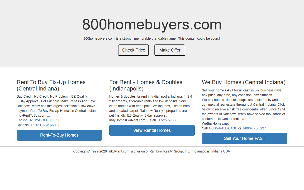 800homebuyers.com screenshot