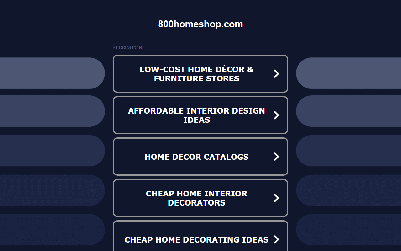 800homeshop.com screenshot