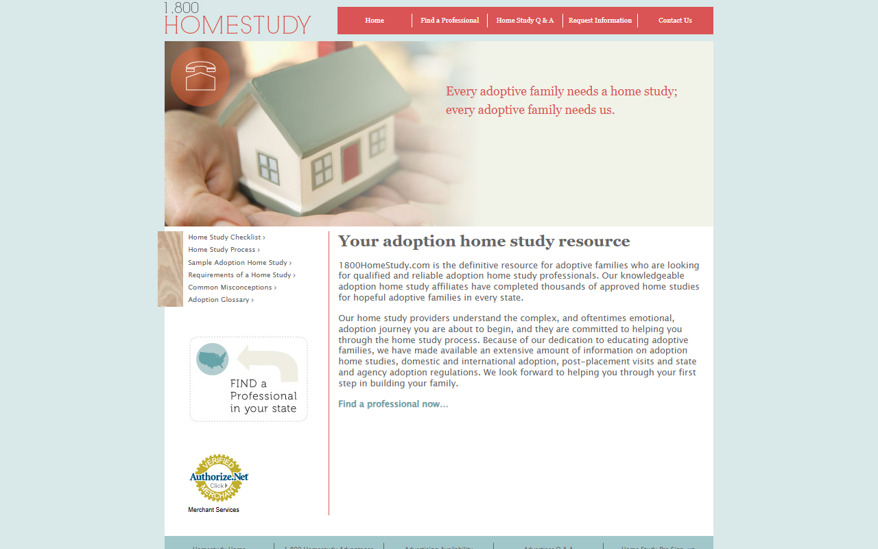 800homestudy.com screenshot