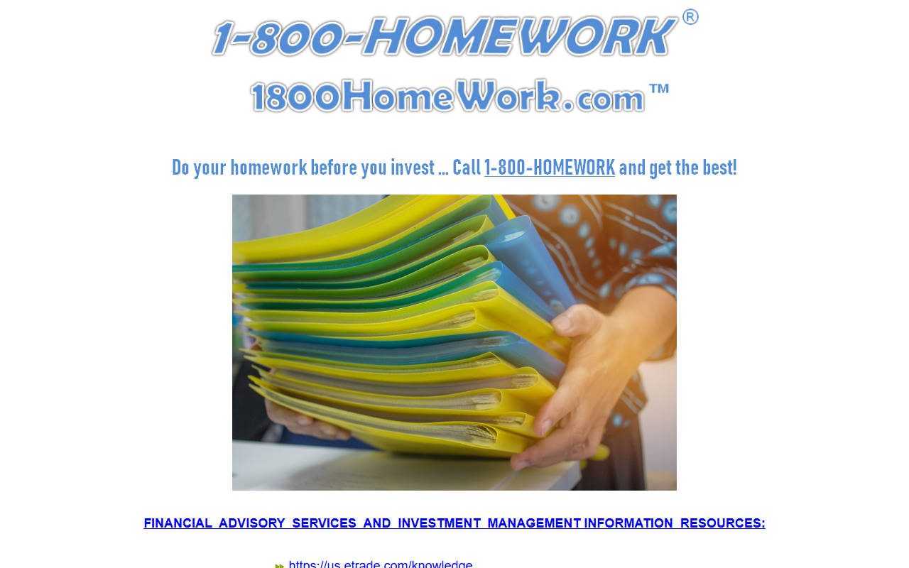 800homework.com screenshot
