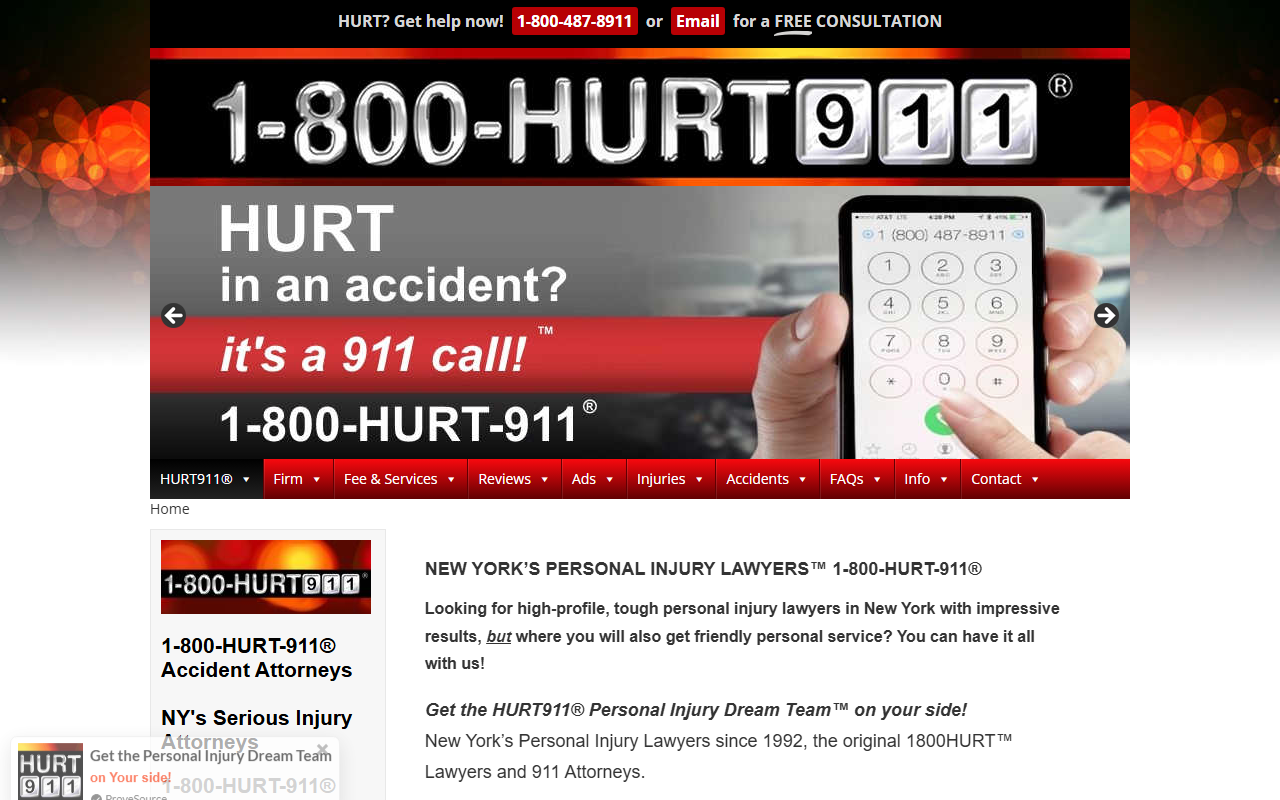 800hurt811.com screenshot