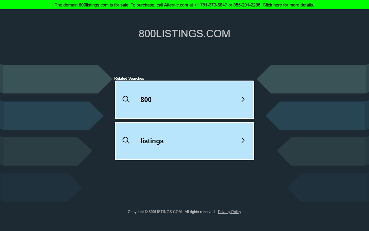 800listings.com screenshot