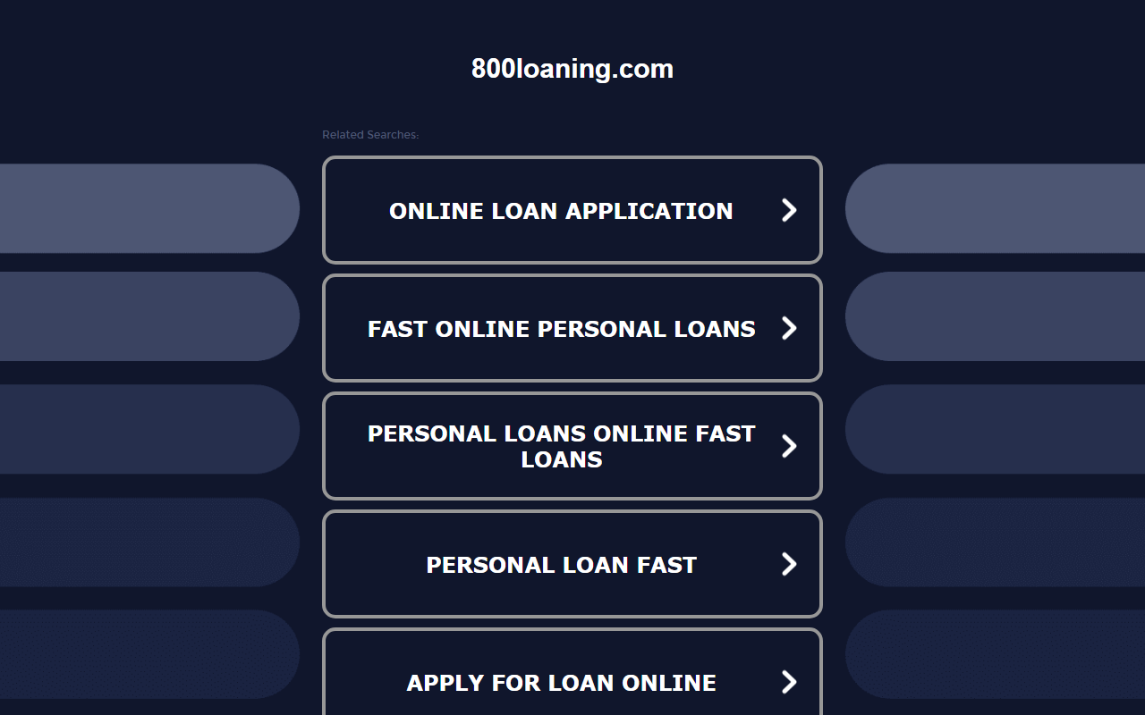 800loaning.com screenshot