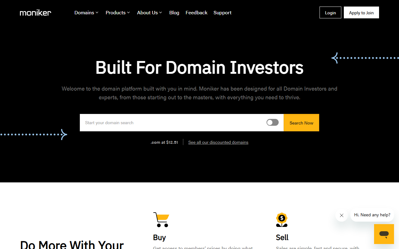 800moniker.com screenshot