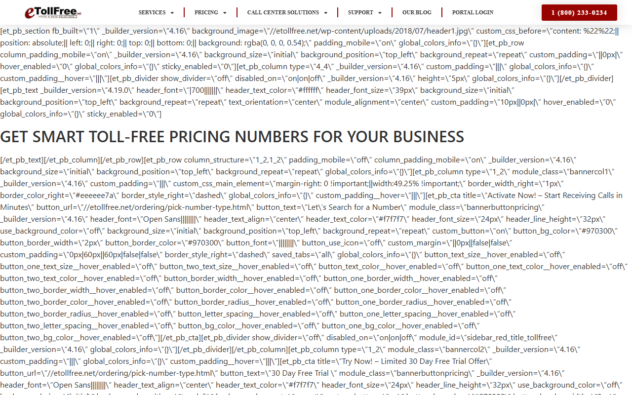 800mrtollfree.com screenshot