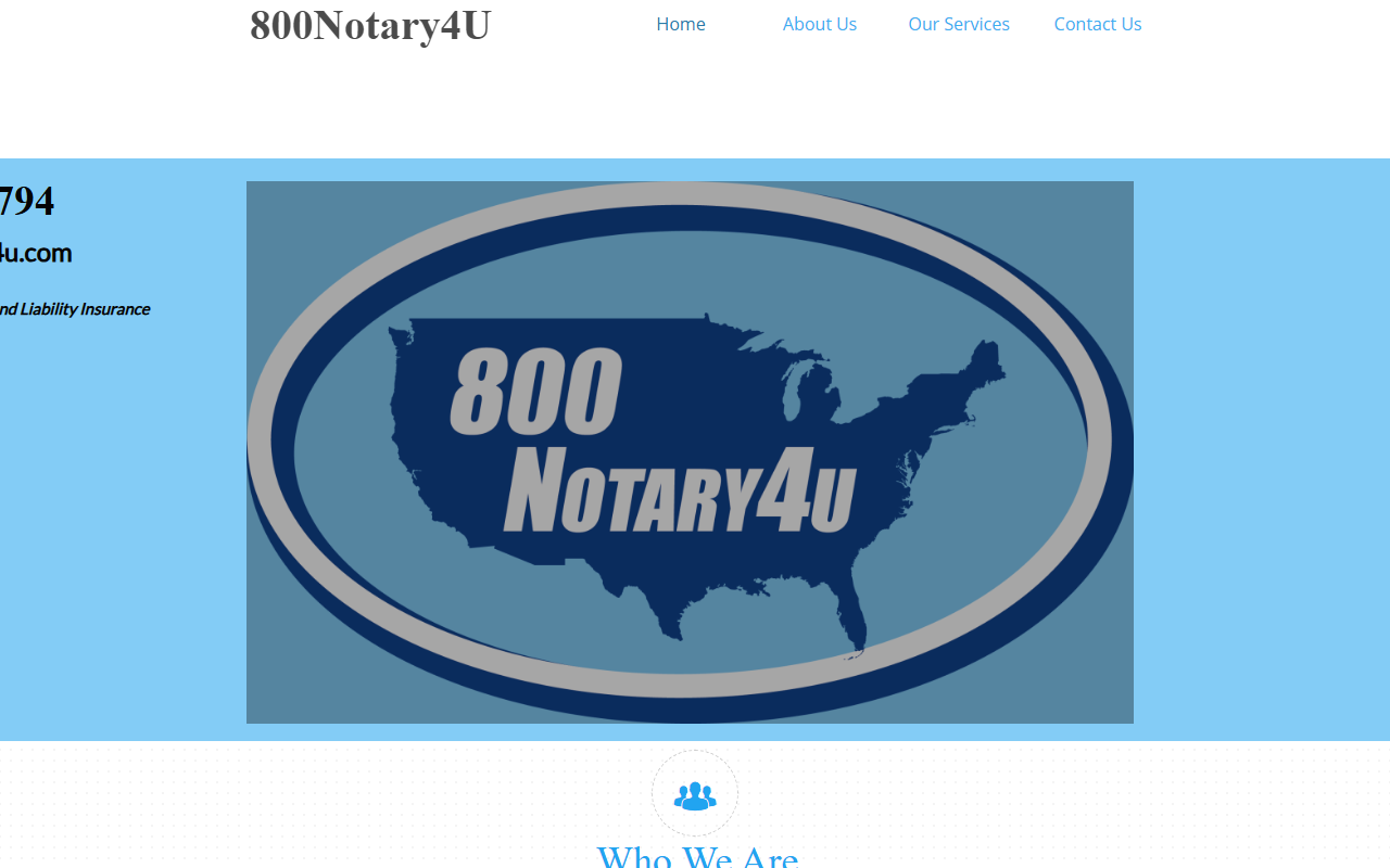 800notary4u.com screenshot