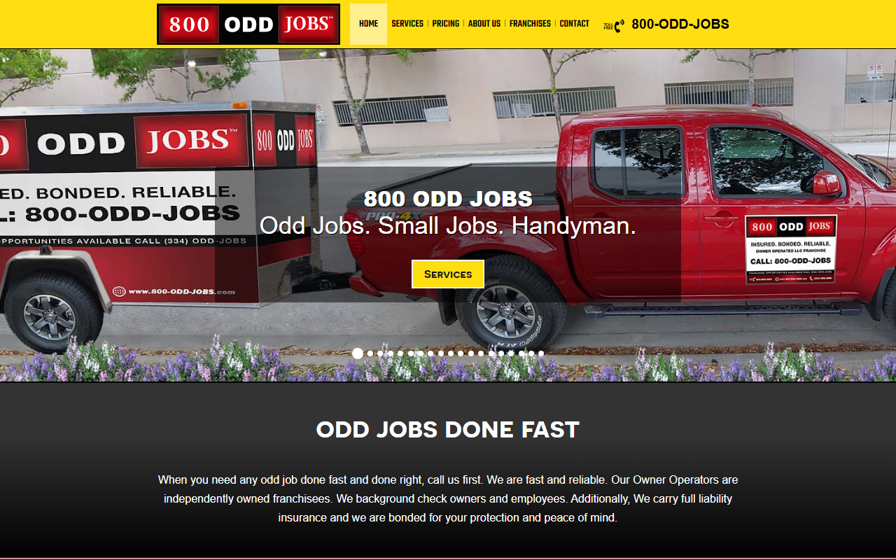 800oddjobs.com screenshot