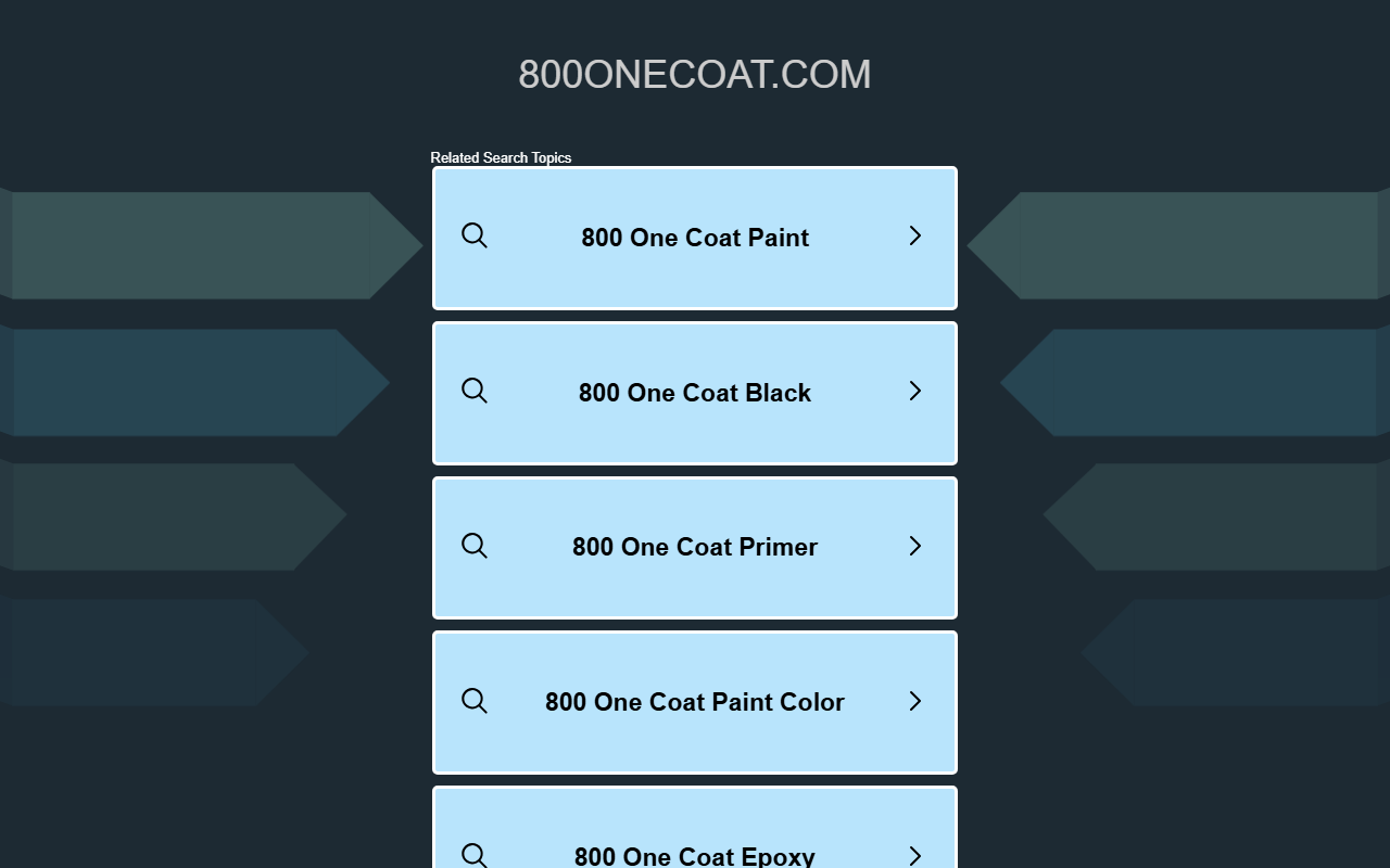 800onecoat.com screenshot