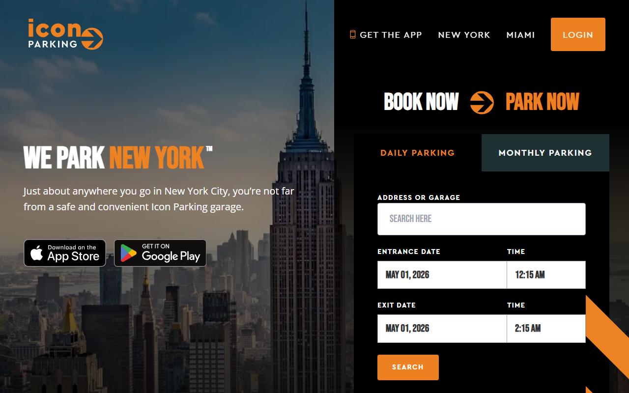 800parking.com screenshot