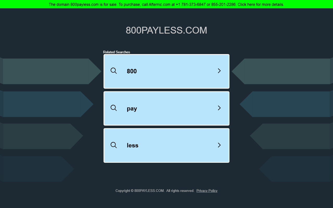 800payless.com screenshot