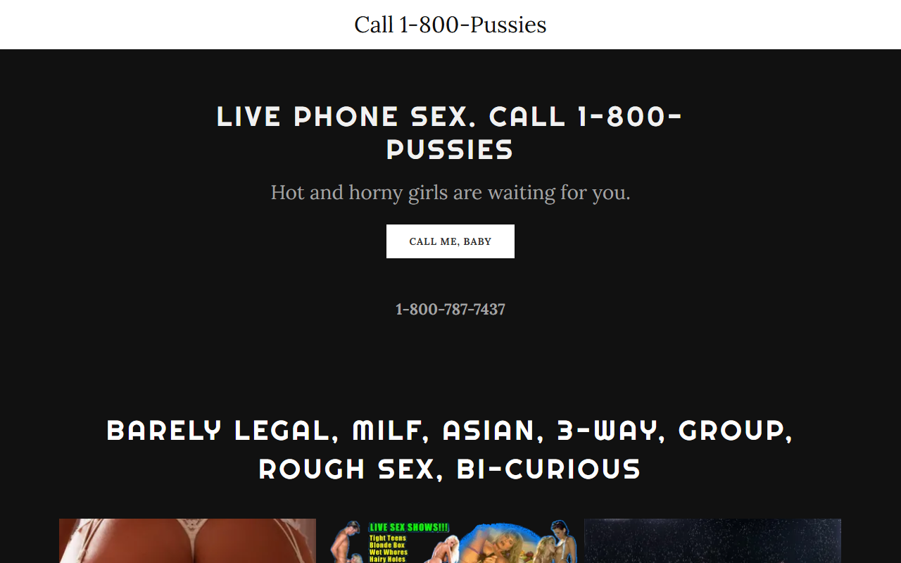 800pussies.com screenshot