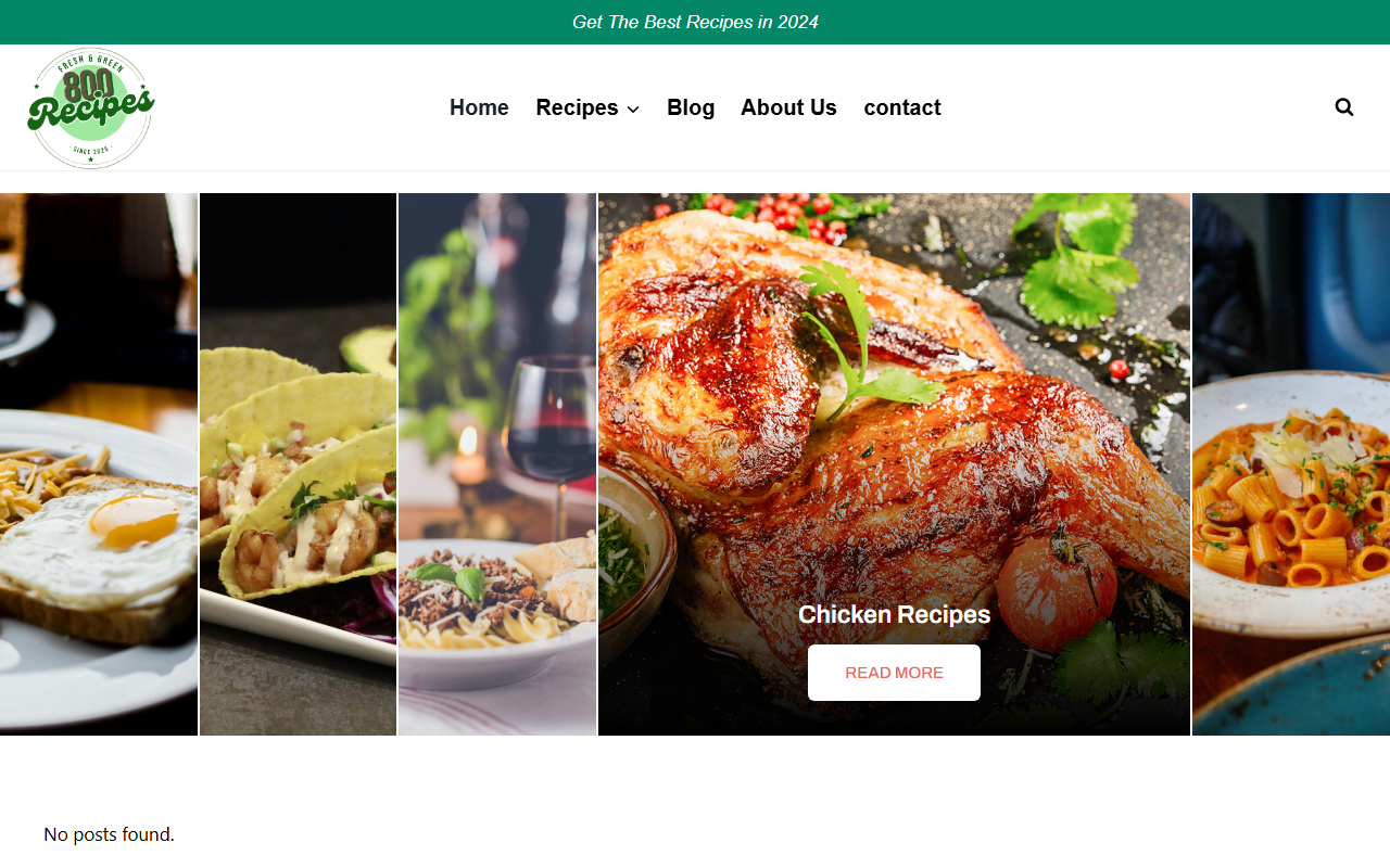 800recipes.com screenshot