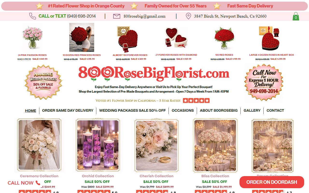 800rosebig.com screenshot