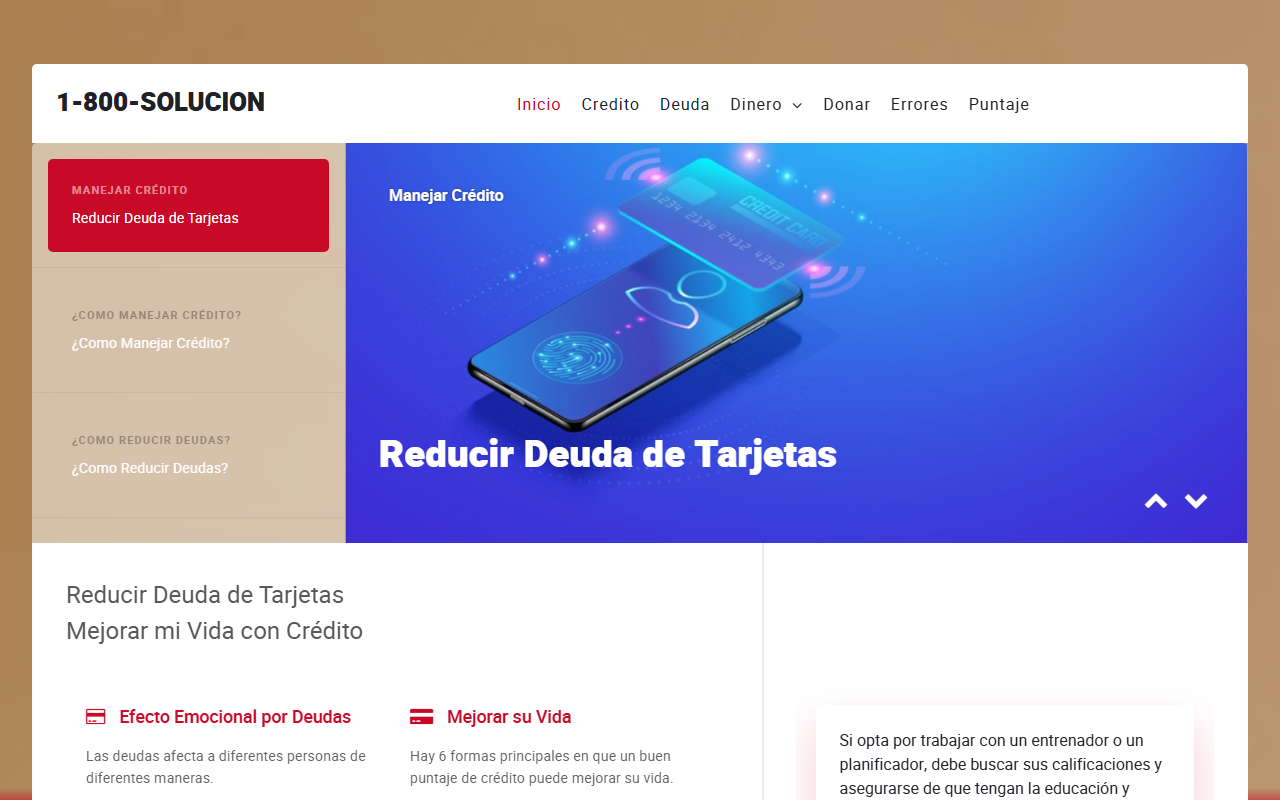 800solucion.com screenshot