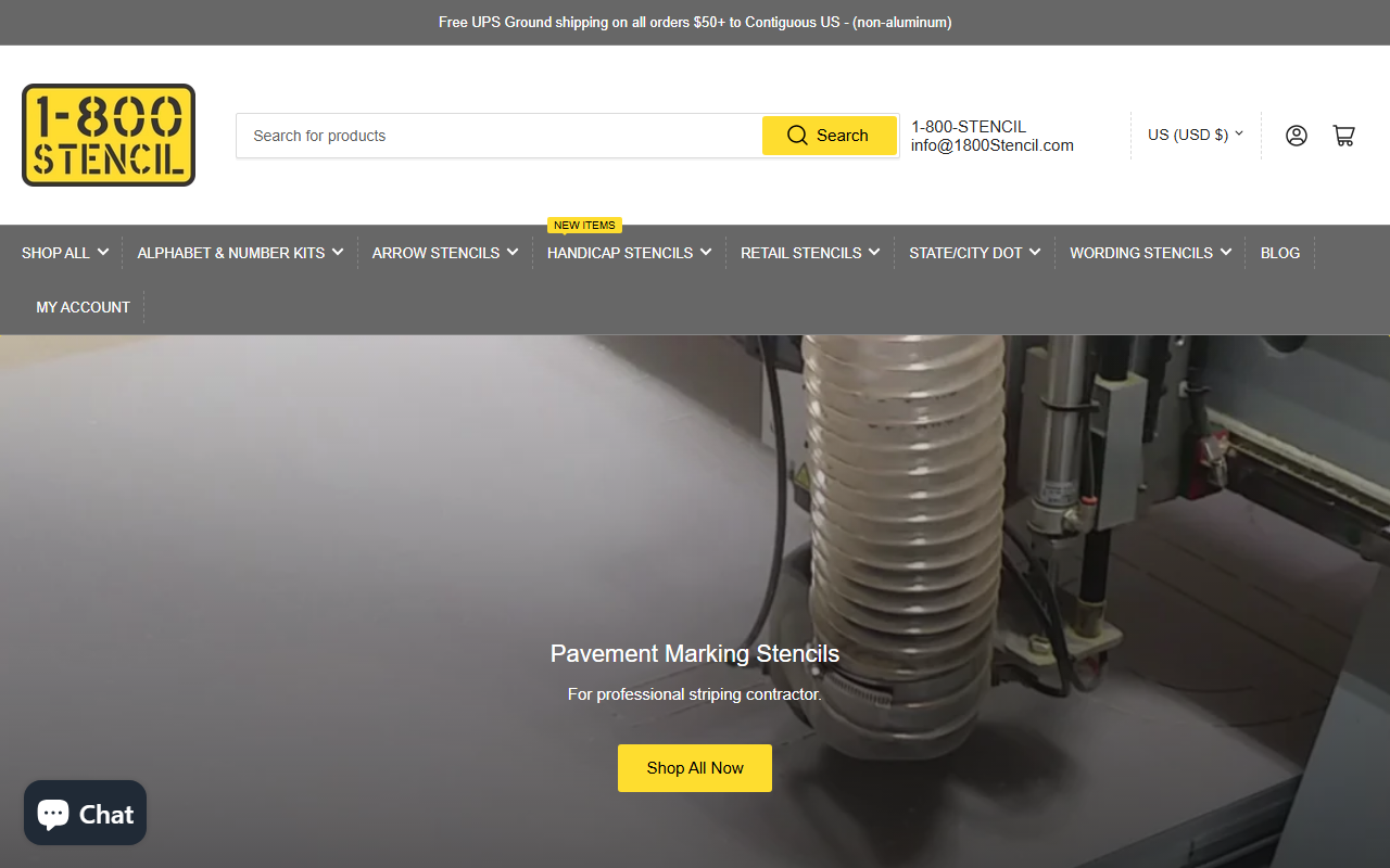 800stencils.com screenshot